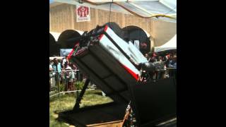 The Viper flight simulator turns, Maker Faire 2012