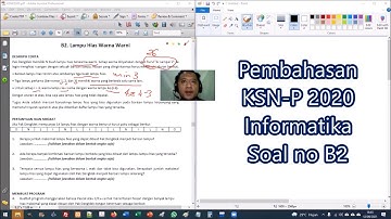 Pembahasan KSN seleksi Provinsi (KSN-P) 2020 Informatika no. B2