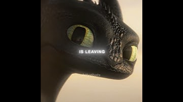 The hardest part of this is leaving you 💚🖤 | Hiccup & Toothless Edit | #httyd #edit #shorts