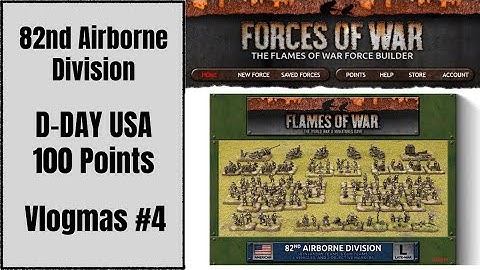 Flames of War List Building | 82nd Airborne Division | Market Garden