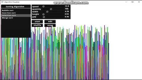 Sorting Algorithm - C++ (SFML) DEMO