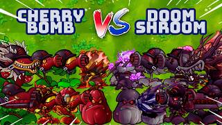 PvZ1 Fusion 3.5 Challenges!!! Team Cherry Bomb Vs Team Doom Shroom | Who Will Win???