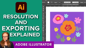 Resolution and Exporting from Adobe Illustrator