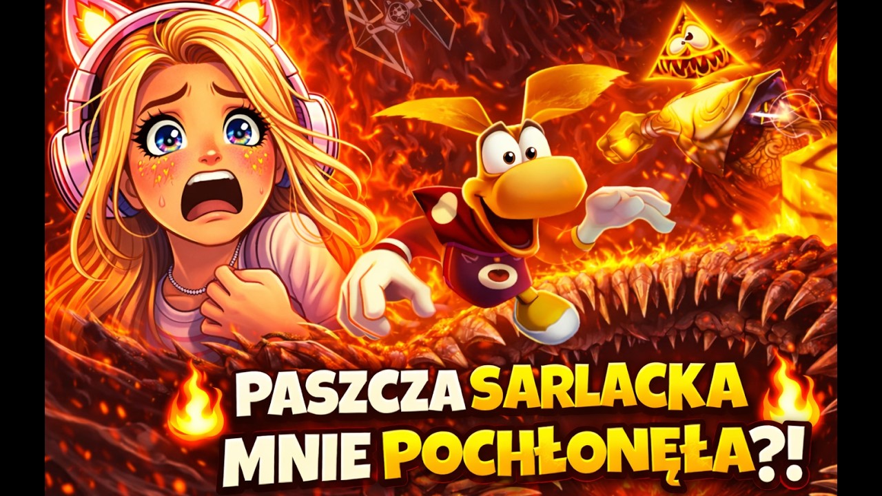 🔥 Paszcza Sarlacka mnie POCHŁONĘŁA?! 🔥 Rayman 2
