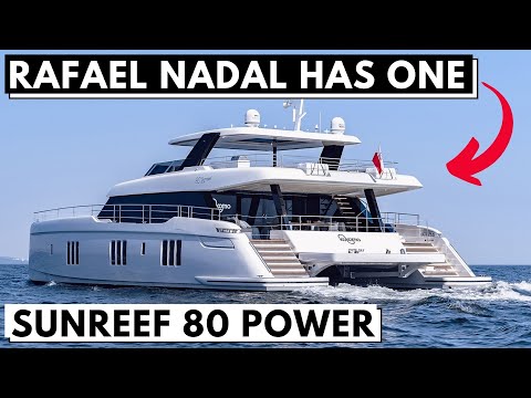 RAFAEL NADAL has one of these... SUNREEF 80 POWER "KOKOMO" LUXURY CATAMARAN Yacht Tour