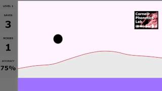 Quick Tongue Gameplay Screen - Cornell Phonetics Lab