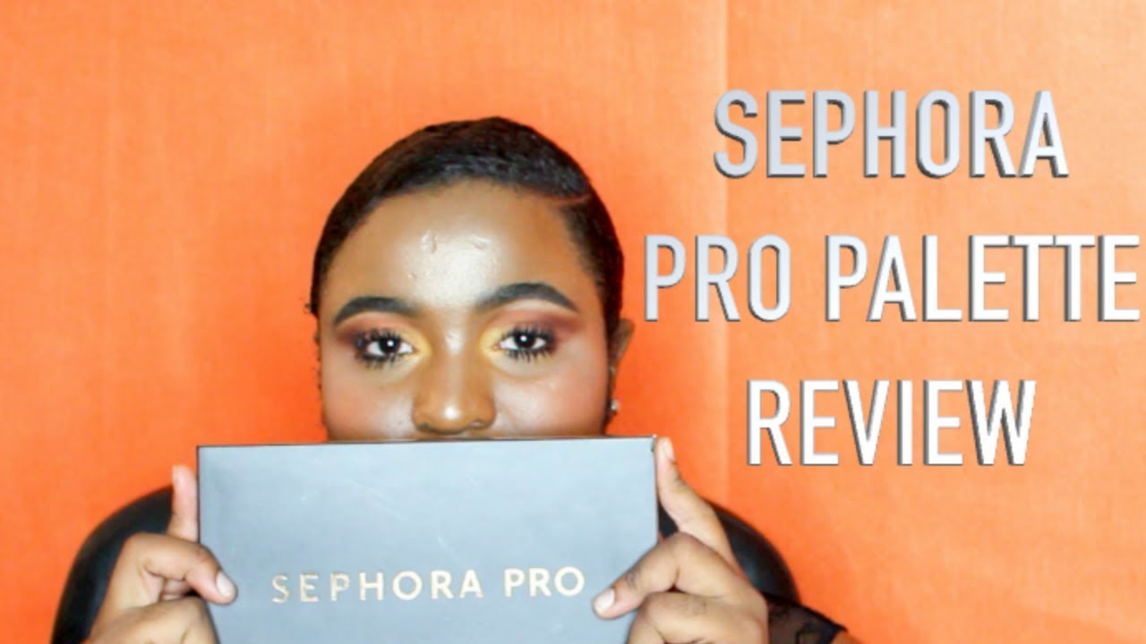 Sephora Pro Pigment Palette Warm Review Swatches On Dark Skin