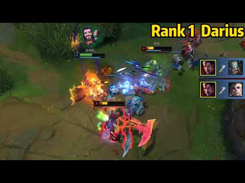 Rank 1 Darius: This Early Game 1v2 is ABSOLUTE CINEMA!