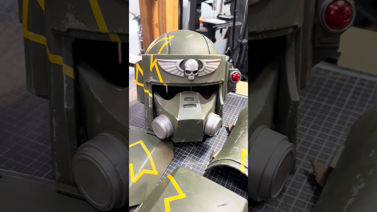 Mapping out my Kasrkin Camo Pattern #cadiancosplay #Kasrkinhelldivers2 #cosplay #helldivers2