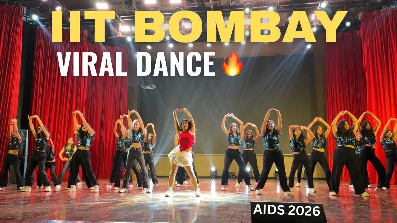 IIT Bombay AIDS 2026 VIRAL DANCE🔥 ft. AIR 1, 2, 3...!🤫