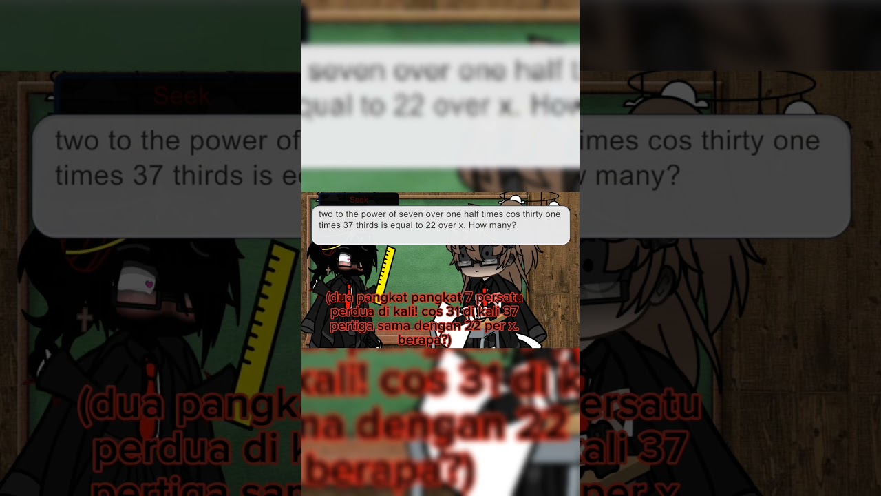 Seek being a smart entity be like ☝🤓 (Seek x Figure) gacha club