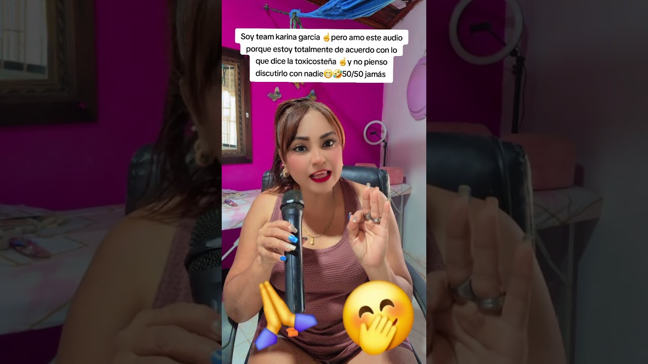 Soy team karina garcia pero amo este audio😁 