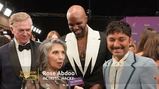 The Cast of Hacks at the 76th Emmy Awards - TelevisionAcademy.com/Interviews
