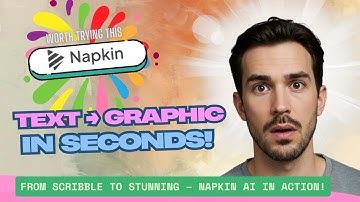 🤯 Text to Graphic in Seconds! 🚀 | Napkin AI Review in 3 Minutes | BYTE | AI | Napkin.ai | Youtube |