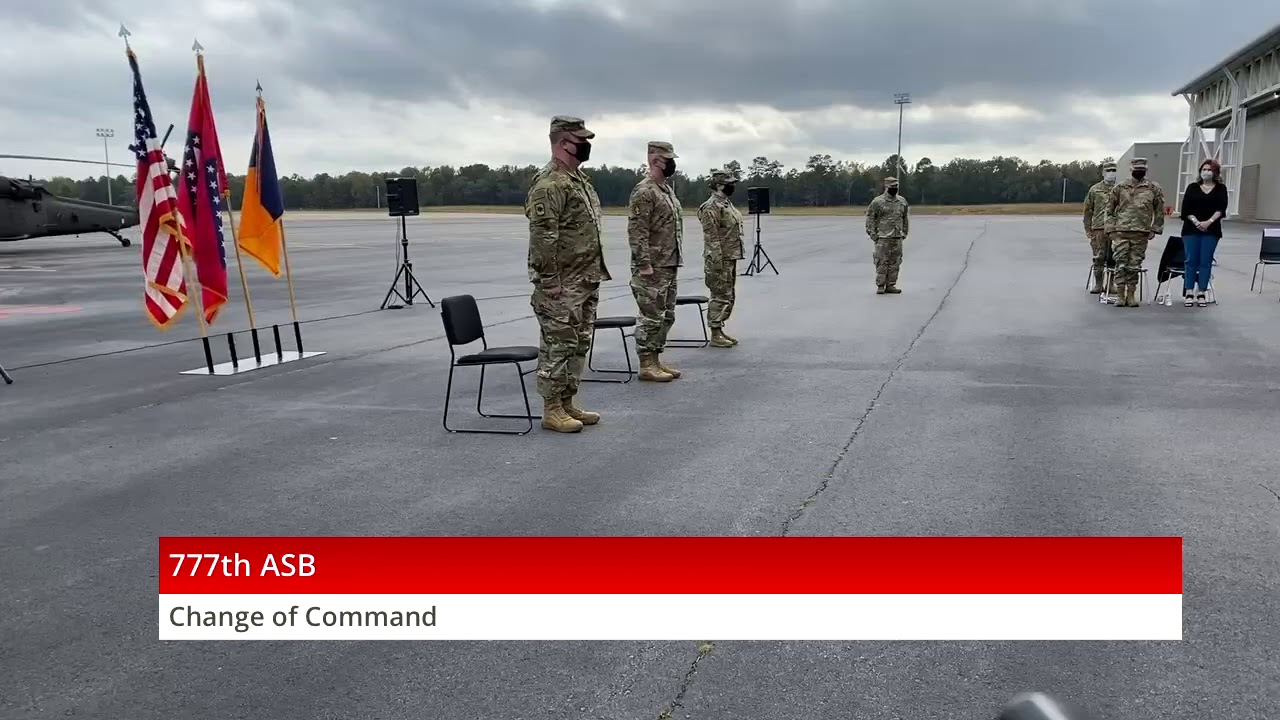 777th ASB Change of Command from MAJ James Holyfield to LTC Bettye ...