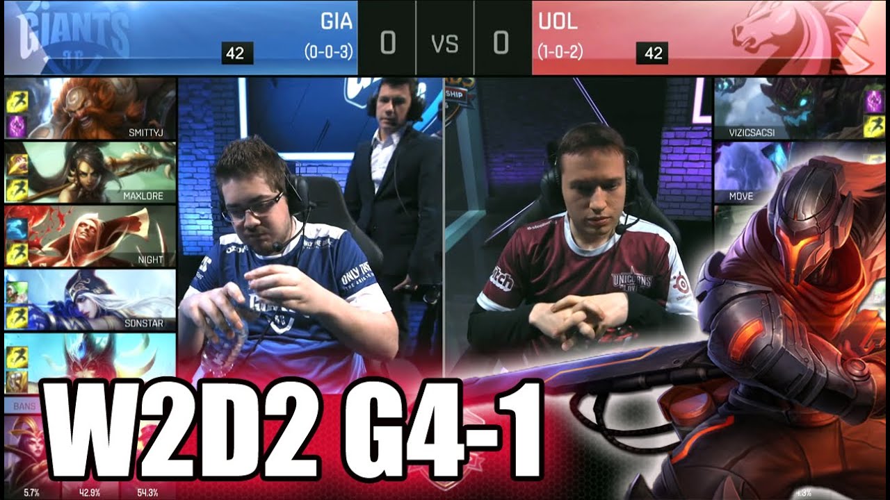 GIANTS vs Unicorns of Love | Game 1 S6 EU LCS Summer 2016 Week 2 Day 2 | GIA vs UOL G1 W2D2 1080p
