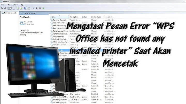 Mengatasi Error "WPS Office has not found any installed printer" Saat Akan Mencetak