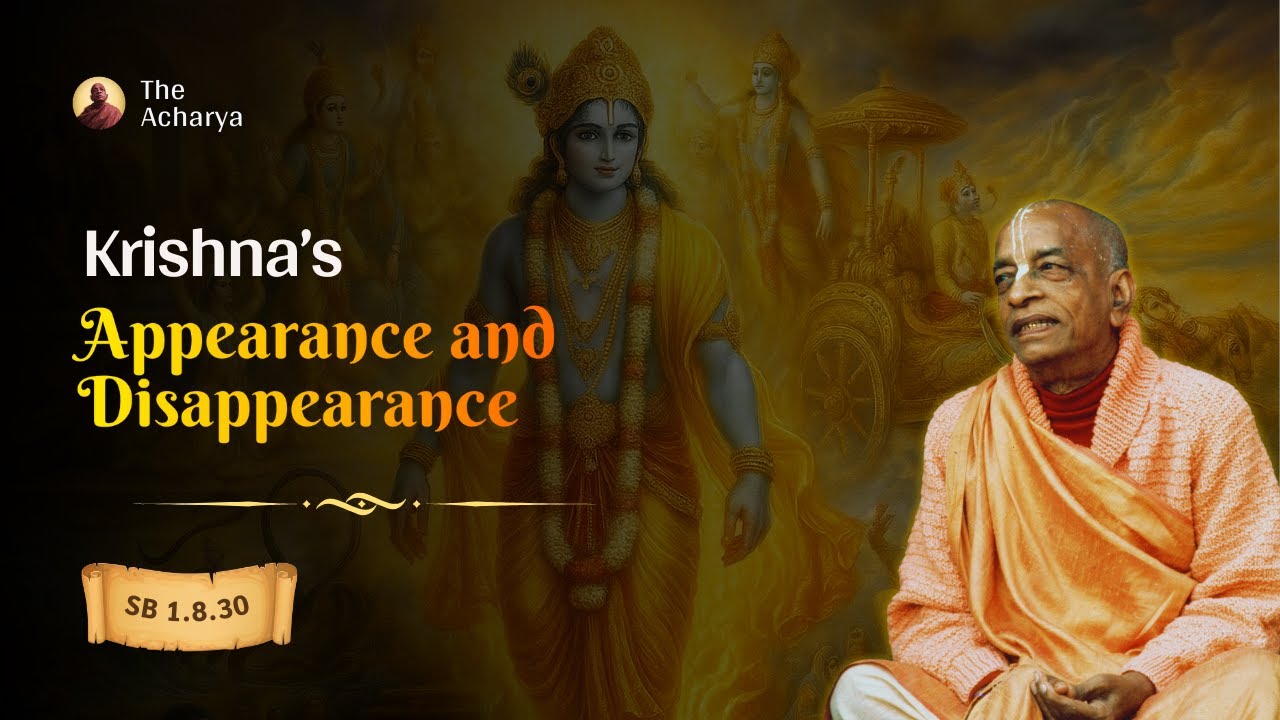 Krishna's Appearance and Disappearance | SB 1.8.30 | Los Angeles, California | Srila Prabhupada