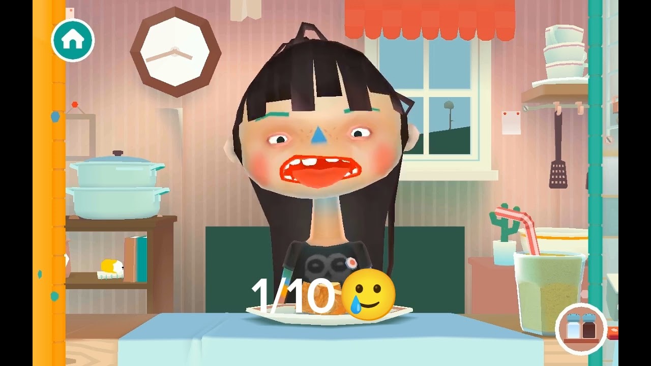 Mukbang with toca girl🤤 (no bad food or harm)