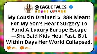 My Cousin Drained $188K Meant For My Son’s Heart Surgery To Fund A Luxury Europe Escape—She Said