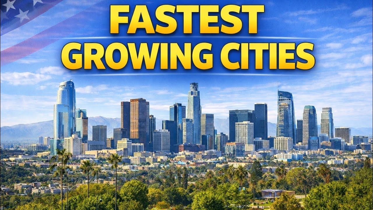 Top 10 Fastest Growing Cities In America 2026 - YouTube