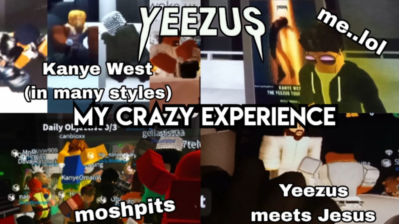 YEEZUS TOUR ROBLOX Kanye West Concert Experience YouTube 