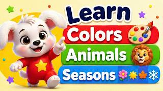 ABC Song   Colors Song Compilation 🌈 | Fun Learning for Kids & Toddlers