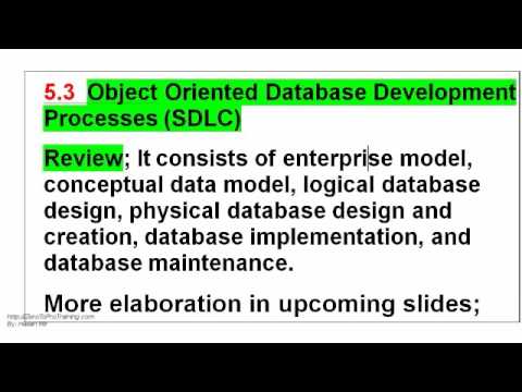 Object Oriented Relational Data Modeling - Monograph - Segment 1 Unit 5 - Database Processing