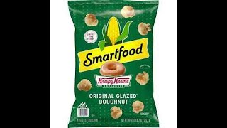 Food review Of Smartfood Krispy Kreme doughnuts original glaze doughnut
