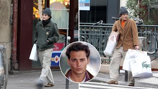 Celebrity Johnny Depp’s look-alike son Jack, 22, spotted out in Paris in rare sightings over the holidays Wealth