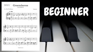 Greensleeves - Piano Beginner - Tutorial