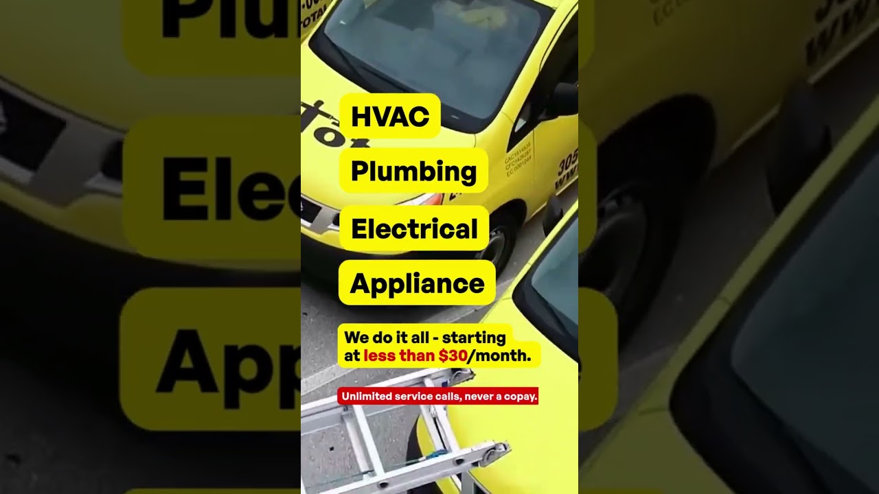 Total Home Warranty - plumbing, appliance, electrical, and AC repairs for $1 a day!