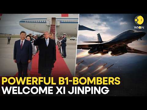 Trump-Xi Jinping Meet: Trump Welcomes Xi With Mighty B-1 Bombers And Military Honours |Originals