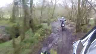Fording the River Mole at North Heasley in Devon