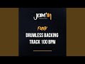 Funk Drumless Backing Track 100 BPM