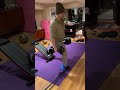 RFE DB Split Squat, FF Spin-Disc w/Band-Resisted Knee IR