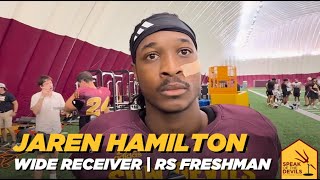 ASU WR Jaren Hamilton on his development, Camp T experience, and more