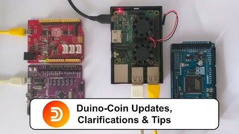 Duino-Coin Updates, Clarifications & Tips
