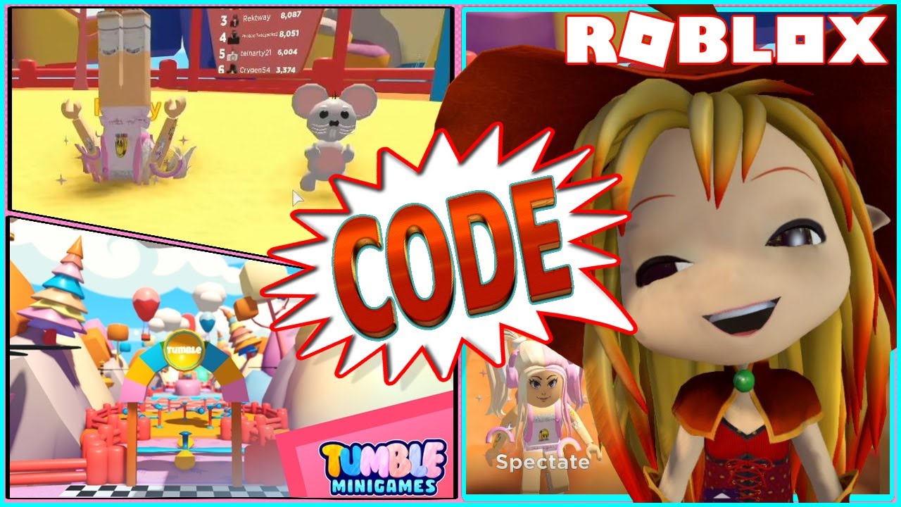 Codes And Fun Challenges Roblox Tumble Minigames Youtube - tumble minigames roblox codes