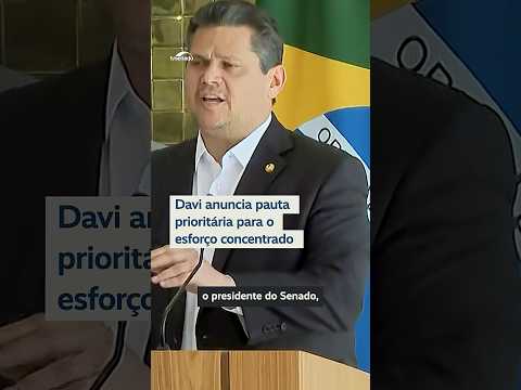 Davi anuncia pauta prioritária para o esforço concentrado #Shorts