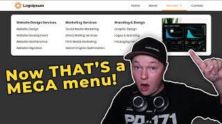 How to Build a CUSTOM Mega Menu in Oxygen!