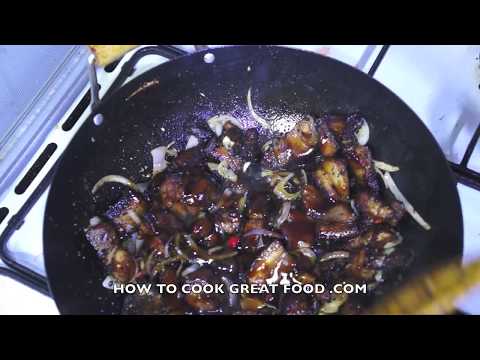 Sticky Pork Ribs Recipe Asian Oyster Sauce Bel Pork Wok Cooking-11-08-2015