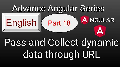 Pass dynamic data through Angular Route | Pass data through URL parameter and Collect data from URL
