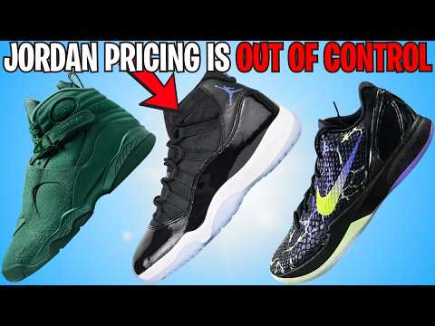 AIR JORDAN 11 SPACE JAM $255? PRICING IS OUT OF CONTROL! JORDAN 8 BIN 23, NEW RELEASE DATES & MORE