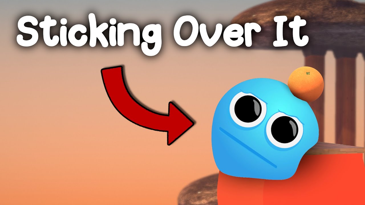 I Combined 2 of The Hardest Rage Games - Sticking Over It