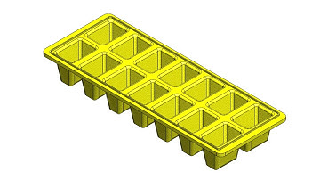 Ice Cube Tray Solidworks Tutorial | Exercise No. 67