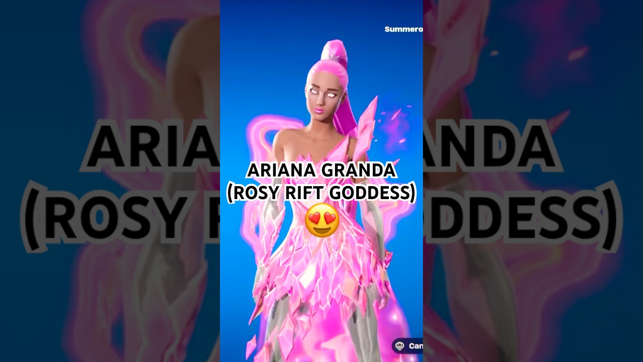 FORTNITE | Ariana Grande (Rosy Rift Goddess 