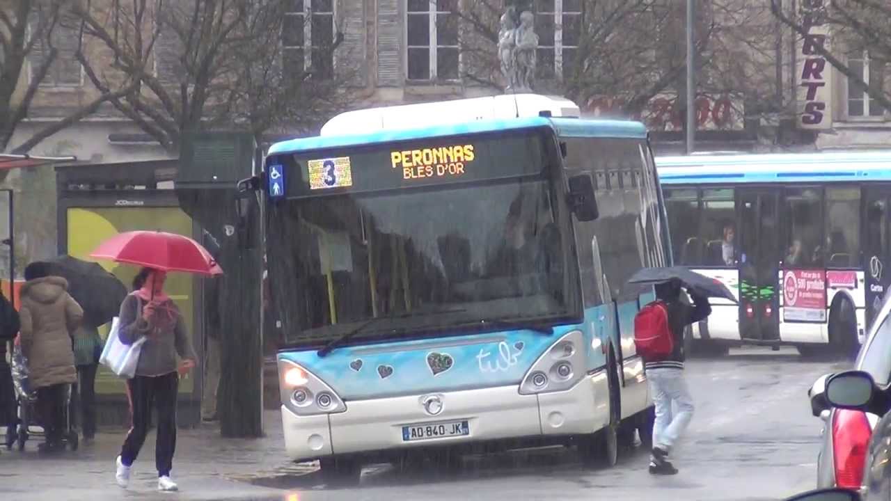 Irisbus Citélis 12 et Renault Agora S TUB BourgenBresse YouTube