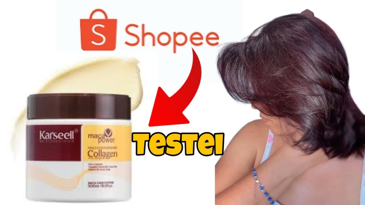 ROTINA CAPILAR usei máscara da shoppe KARSEEL será que vale a pena? #karseell #rotinacapilar #hair