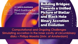 Simulating accretion in the inner cavity of circumbinary disks ▸ Philipp Moesta (Univ. of Amsterdam)